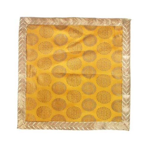 MY GOD GIFT Puja Aasan Cloth/Puja Aasan Kapda/Puja Chowki Altar Cloth for Home Altar Cloth