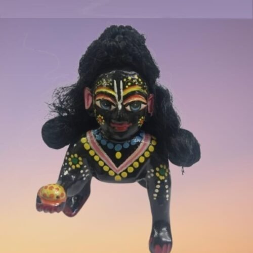 MY GOD GIFT Gopal Hair/Wig Singar Hair/Laddu Gopal-Marble Krishna Idol Wig (Hair) According to Idol Gopal Size Variation No. 7 || (Pack of 1)