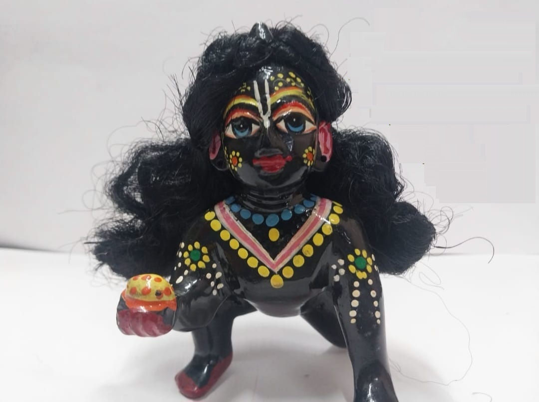 My God Gift Gopal Hair/Wig Singar Hair/Laddu Gopal-Marble Krishna Idol Wig (Hair) According to Idol Gopal ||