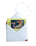 MY GOD GIFT Shiv Mahapuran/Shri Ram Charit Manas Cover Ramayan Or Any Spiritual Holy Books Protector Cover Altar Cloth (White with Red lase) Comb 3